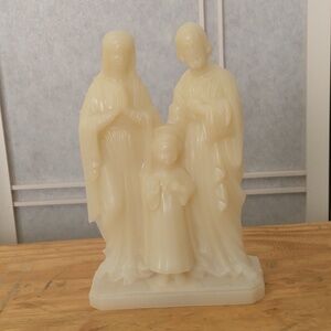 Vintage Glow in the Dark Joseph , Mary and Jesus Figurine